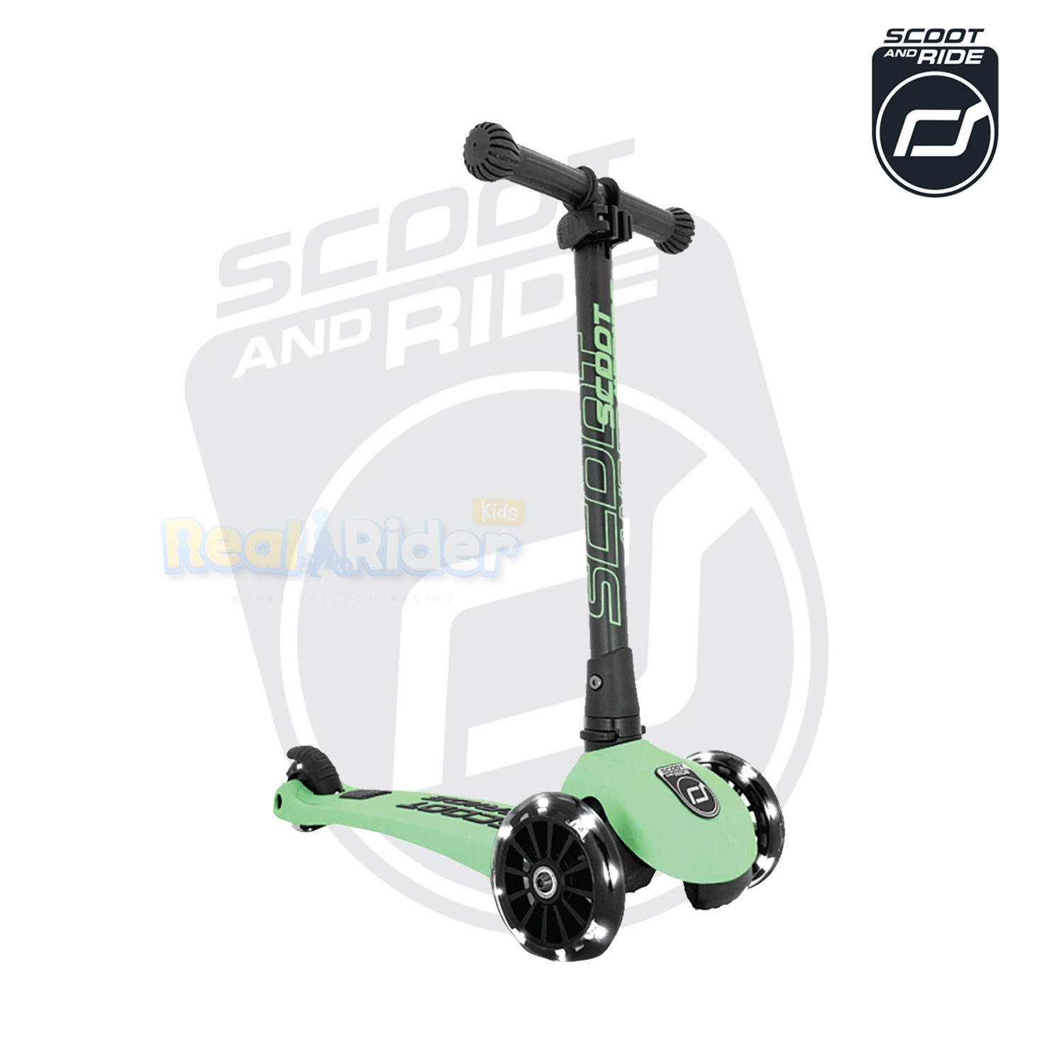 Scoot and Ride LED Wheels 96219 Räder für Scooter und Kickboards Roller NEU 